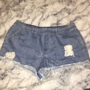 Aerie jean shorts